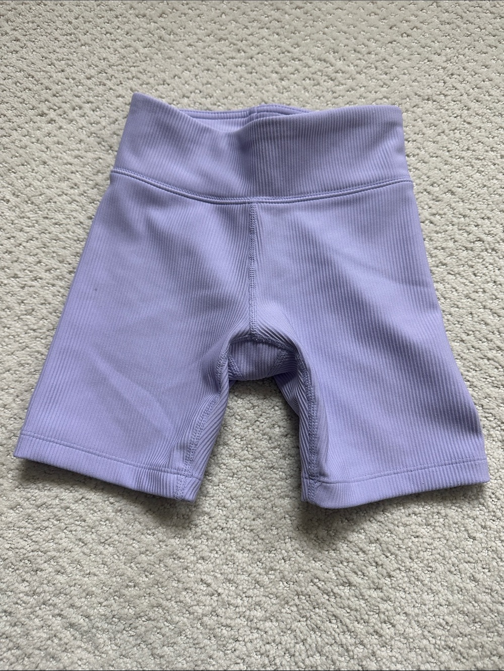 GAP Lavender Ribbed Bike Shorts for Kids
